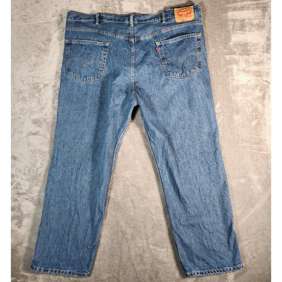 Levi's 550 Jeans Men's 46X30 Straight Relaxed Denim Blue Pre-Owned - Picture 14 of 16